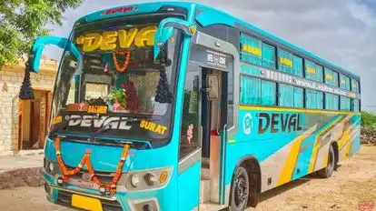 Deval Travels Bus-Front Image