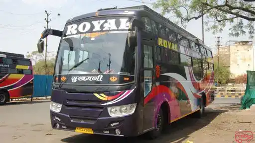 Royal         Travels Bus-Front Image
