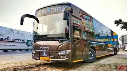 Asian xpress Bus-Front Image