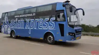 Asian xpress Bus-Front Image