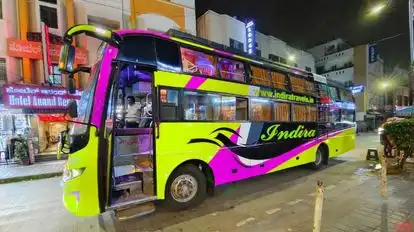 Indira Travels Bus-Front Image