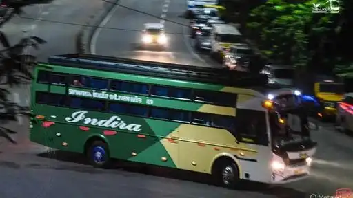Indira Travels Bus-Front Image
