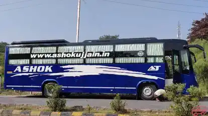 Ashok Travels Ujjain Bus-Side Image