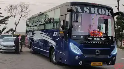 Ashok Travels Ujjain Bus-Side Image