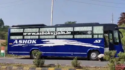 Ashok Travels Ujjain Bus-Side Image