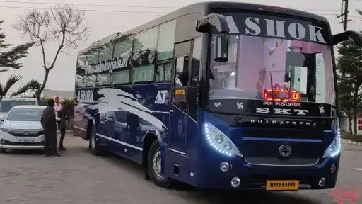 Ashok Travels Ujjain Bus-Front Image