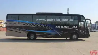 Ashok Travels Ujjain Bus-Side Image