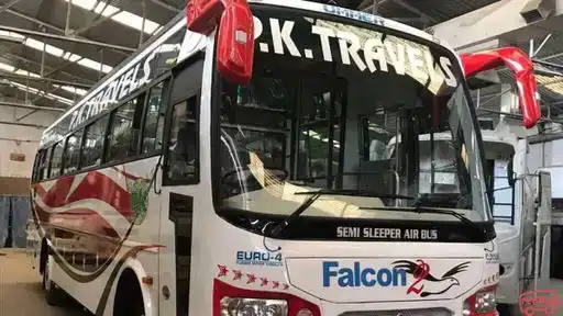 P K Travels Bus-Front Image