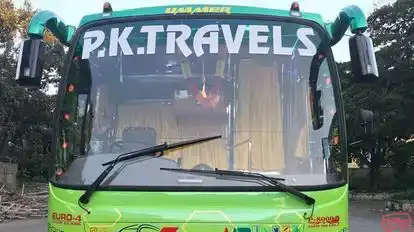 P K Travels Bus-Front Image