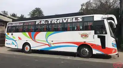 P K Travels Bus-Side Image