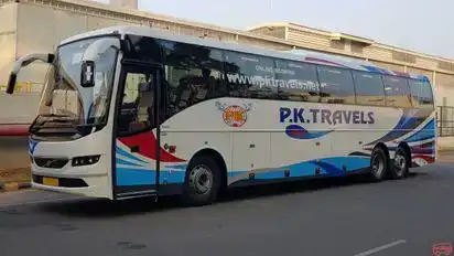 P K Travels Bus-Front Image