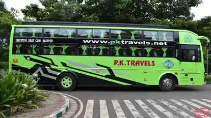 P K Travels Bus-Side Image