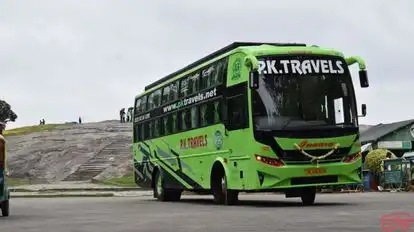 P K Travels Bus-Front Image