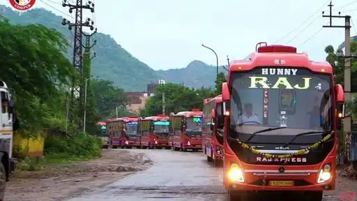 Raj travels Bus-Front Image