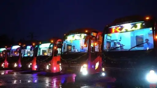 Raj travels Bus-Front Image