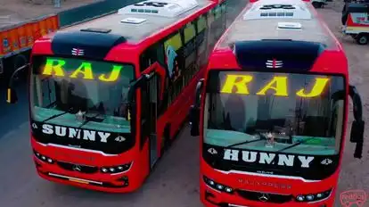 Raj travels Bus-Front Image