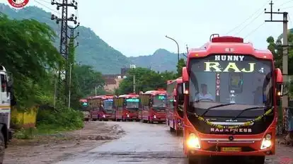 Raj travels Bus-Front Image