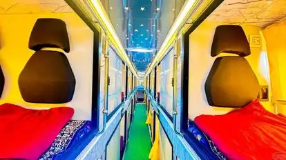 Raj travels Bus-Seats layout Image