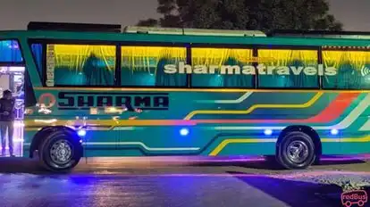 Sharma travels Bus-Side Image
