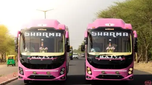 Sharma travels Bus-Front Image