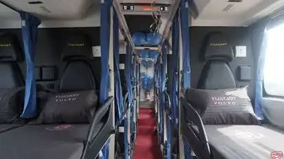 Vijayant Travels Bus-Seats layout Image