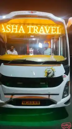 Asha Travels  Bus-Front Image