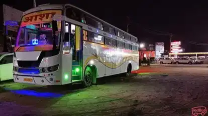 Asha Travels  Bus-Front Image