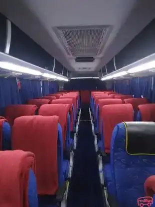 Meena tours and travels Bus-Seats layout Image