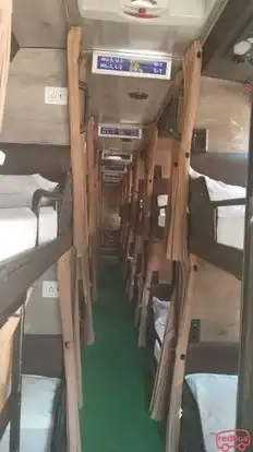 Meena tours and travels Bus-Seats layout Image