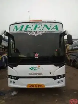 Meena tours and travels Bus-Front Image