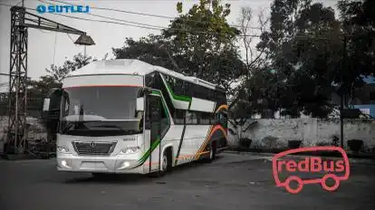 Sanjh Travels Bus-Front Image