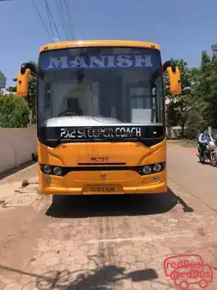 Manish Travels Bus-Front Image