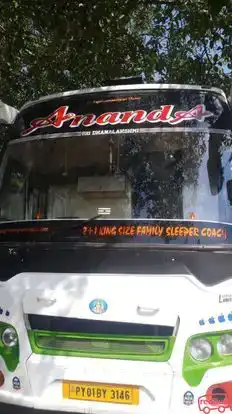 Ananda Travels Bus-Front Image