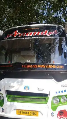 Ananda Travels Bus-Front Image