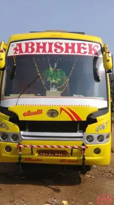 Abhishek Travel Bus-Front Image