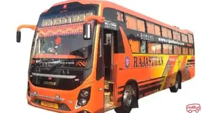 RP Rajasthan Travels Bus-Side Image