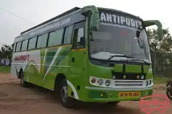 Kantipudi Travels Bus-Front Image