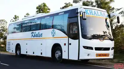 Khalsa Travels Agencies Bus-Front Image