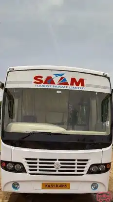 Sam Tours and Travels Bus-Front Image