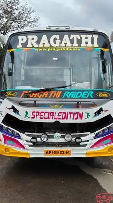 Pragathi Travels Bus-Front Image