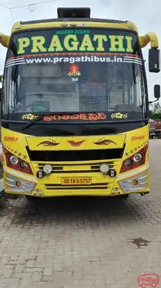 Pragathi Travels Bus-Front Image