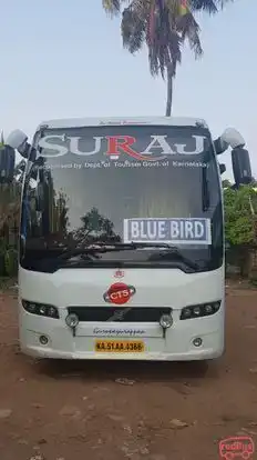 Blue Bird Travels Bus-Front Image