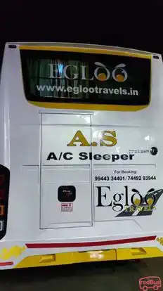 Egloo Travels Bus-Seats layout Image