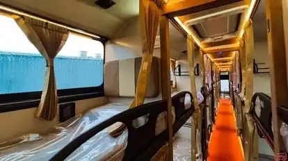 Rajmudra tours and travels Bus-Seats layout Image