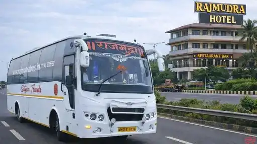 Rajmudra tours and travels Bus-Front Image