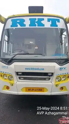 RKT Tours and Travels Bus-Front Image