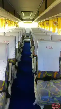 Raj Tour and Travels Bus-Seats layout Image