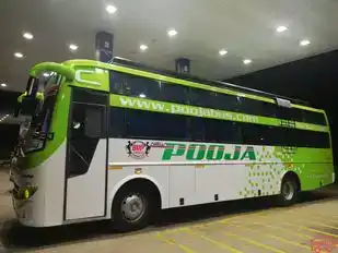 New Pooja Travels Bus-Side Image