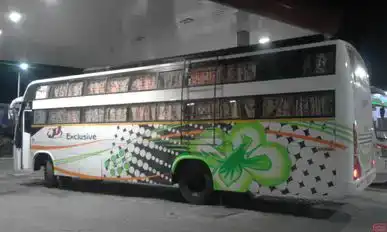 J J  Travels Bus-Front Image