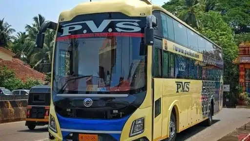 PVS Tours and Travels Bus-Front Image